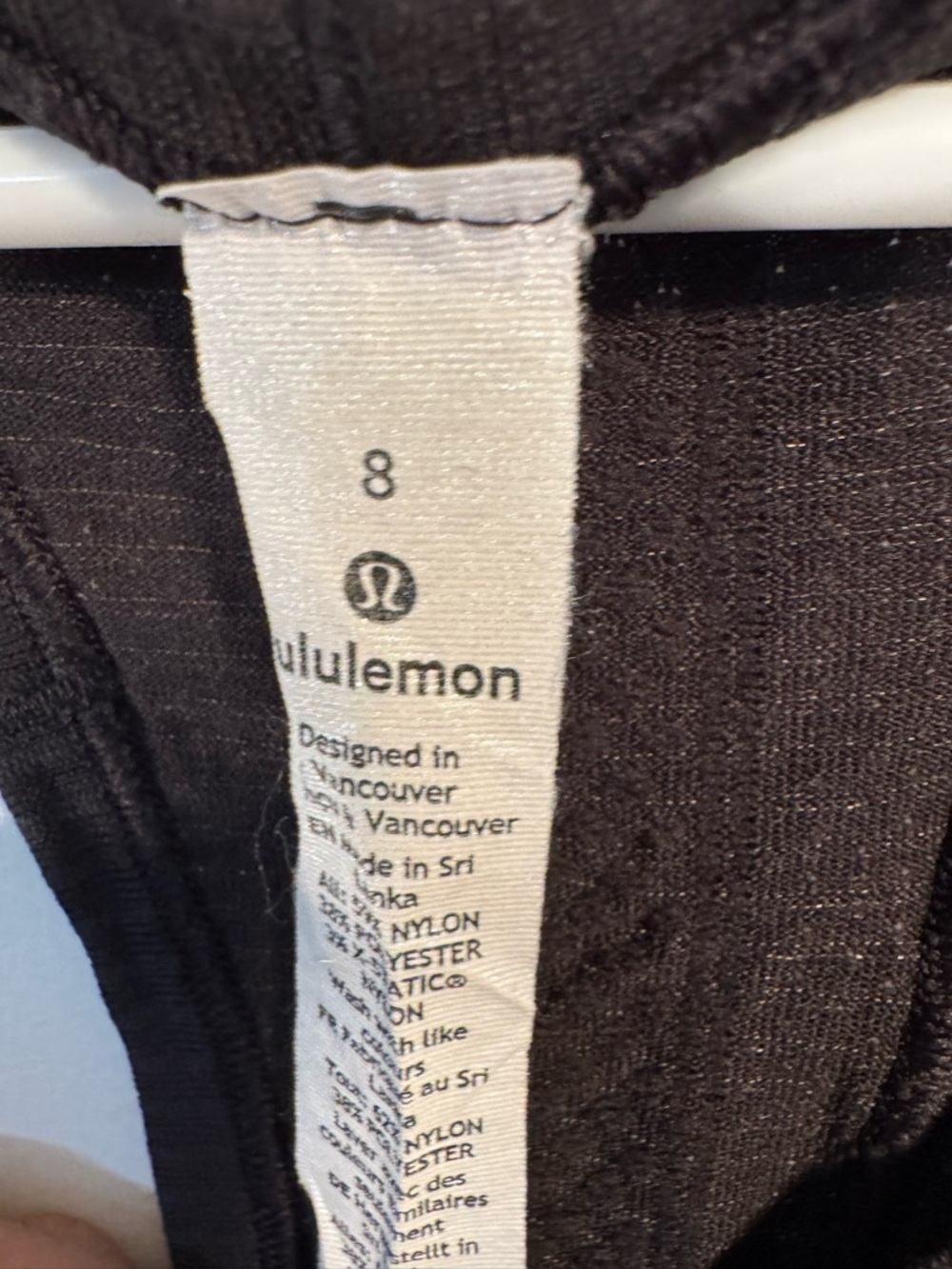 Lemon Black Racerback Tank Top - Picture 3 of 3
